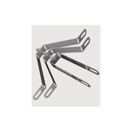 Juego de soportes EM metálicos para fijación de tuberías