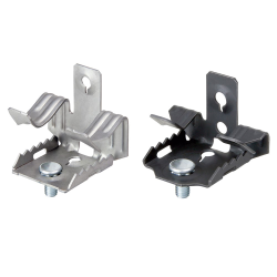 Abrazaderas de soporte CAB en gris y negro – Accesorios de montaje