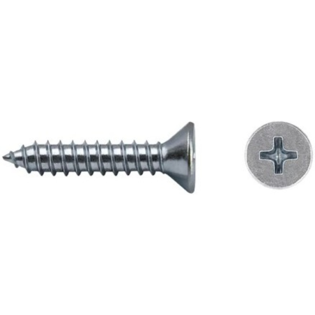 Tornillo rosca chapa DIN 7982 con cabeza avellanada PH