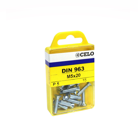 Blister tornillo avellanado DIN 963