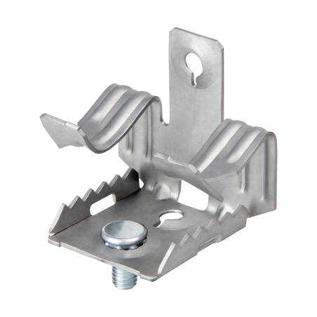 Abrazadera de soporte CAB individual con recubrimiento laminar de zinc-aluminio