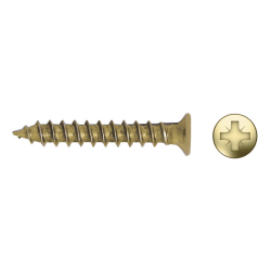 Tornillo para madera cabeza reducida BPL bicromatado