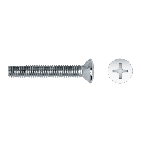 Tornillo gota sebo DIN 966 con cabeza redondeada