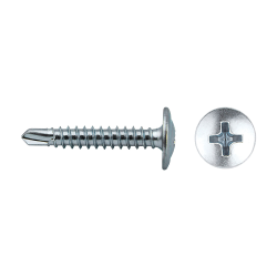 Tornillo punta broca reducida ALFST con cabeza baja para fijación en aluminio