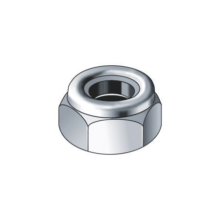 Blister tuerca autoblocante inserto nylon DIN 985