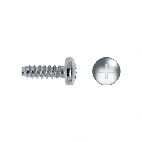 Tornillo sin punta DIN 7981F con cabeza alomada PH