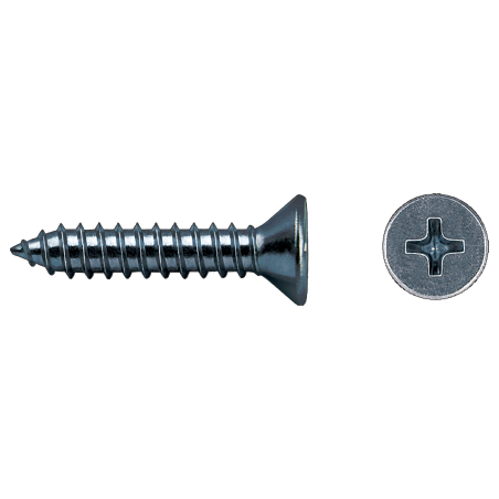 Tornillo rosca chapa DIN 7982 cabeza avellanada PH