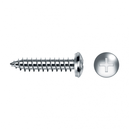 Tornillo rosca chapa CAHP cabeza envolvente PH