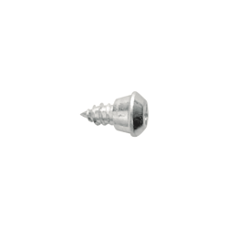 Tornillo para perfil PVC KO con acabado metálico
