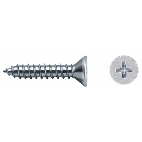 Tornillo rosca chapa DIN 7982 cabeza avellanada PH