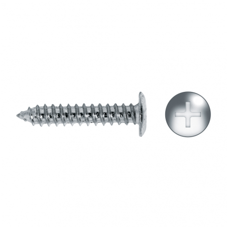 Tornillo rosca chapa FS cabeza baja PH zincado