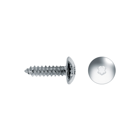 Tornillo cabeza botón BTN con impronta ST zincado