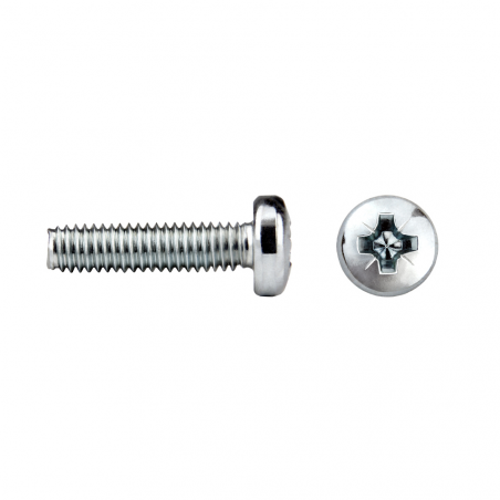 Tornillo rosca trilobular TT85Z TAPTITE II® con cabeza alomada PZ para fijación metálica