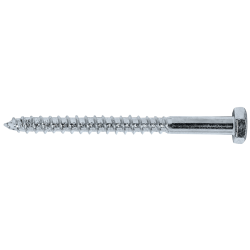 Tornillo tirafondo hexagonal DIN 571 con rosca especial