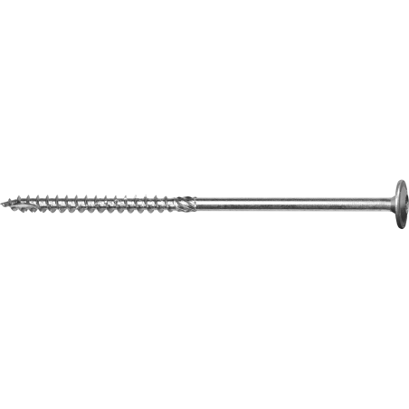 Tornillo para madera con arandela integrada y rosca parcial