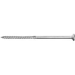 Tornillo para madera con rosca parcial y cabeza avellanada
