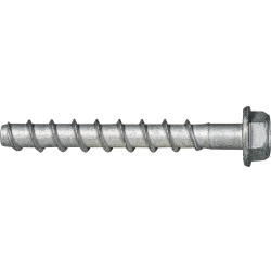 Tornillo BTS-6 B Ø6 con cabeza hexagonal para fijación directa en hormigón